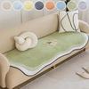 1PC Irregular Shaped Soft Sofa Towel Solid Color Luxury Sofa Covers for Living Room All Season Universal Anti-slip Couch Covers