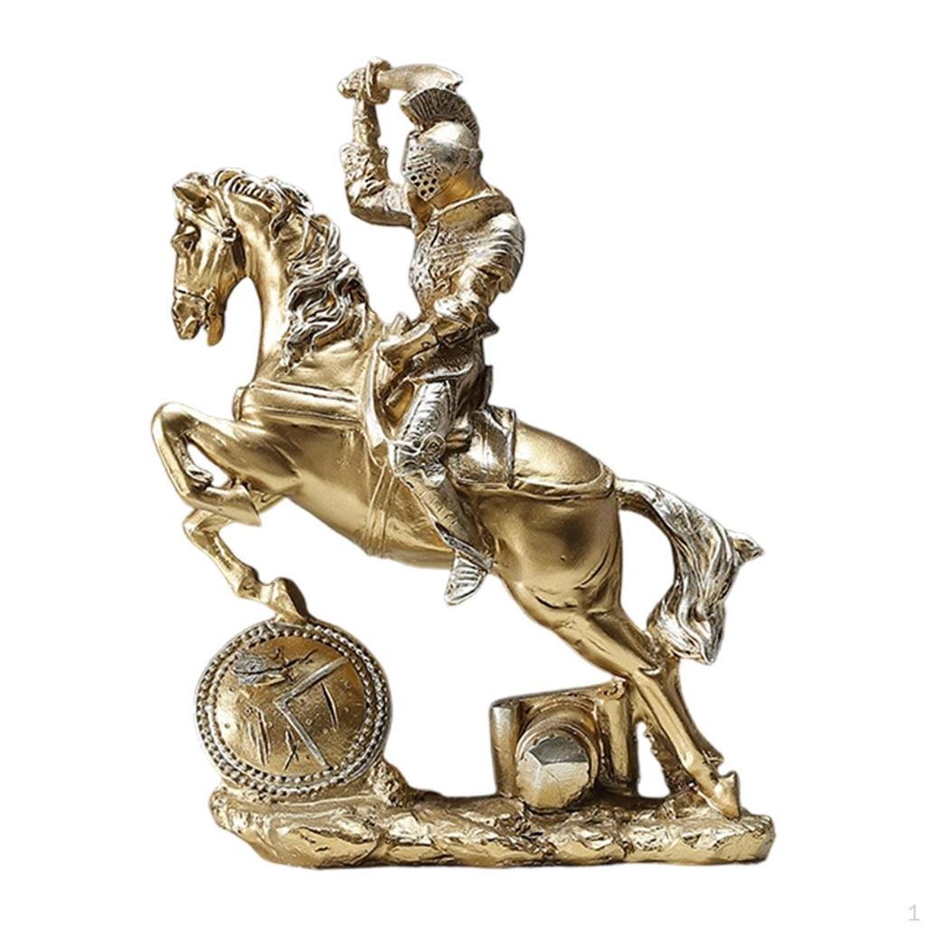 Statua Kawalerii Konnej do Dekoracji Domu Biura Stół