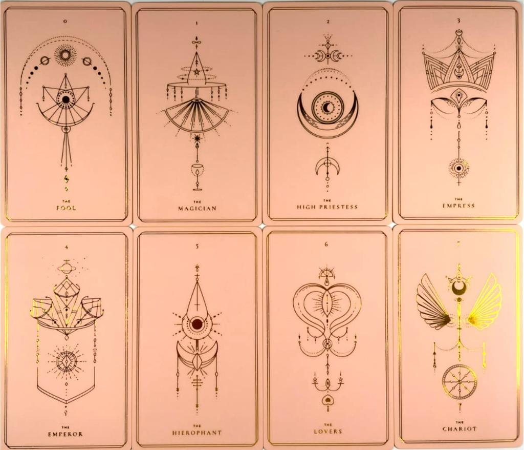 Soul Cards Blush Pink Tarot Waite 78 Tarot with Japanese Authentic Product I.I.J Cards, Edition, Cards, Reading, Instructions,