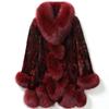 Thickened Winter Faux Mink Coat with Fox Fur Collar and Jacket for Women
