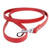 Guia de Nylon Resistente para Cães Cores Doces Sólidas 16 PU Sólido Deslizante Coleiras e Guias Convenientes para Animais de Estimação com Decoração de Renda