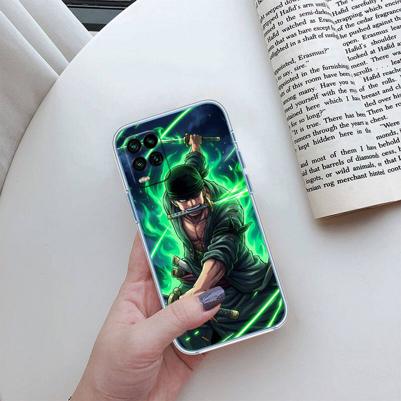 MH125 One Piece Zoro Case for Motorola E7 G6 G7 G8 G9 Plus Power Play G10 G20 G04 E30 E40 E22 E20 E13 E15 G22 G23 G05 G75 G35 G55