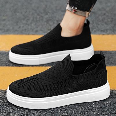 Summer Mesh Men's Shoes Men's Board Shoes Student Shoes Loafers a Slip-on Flying Shoes 39-44