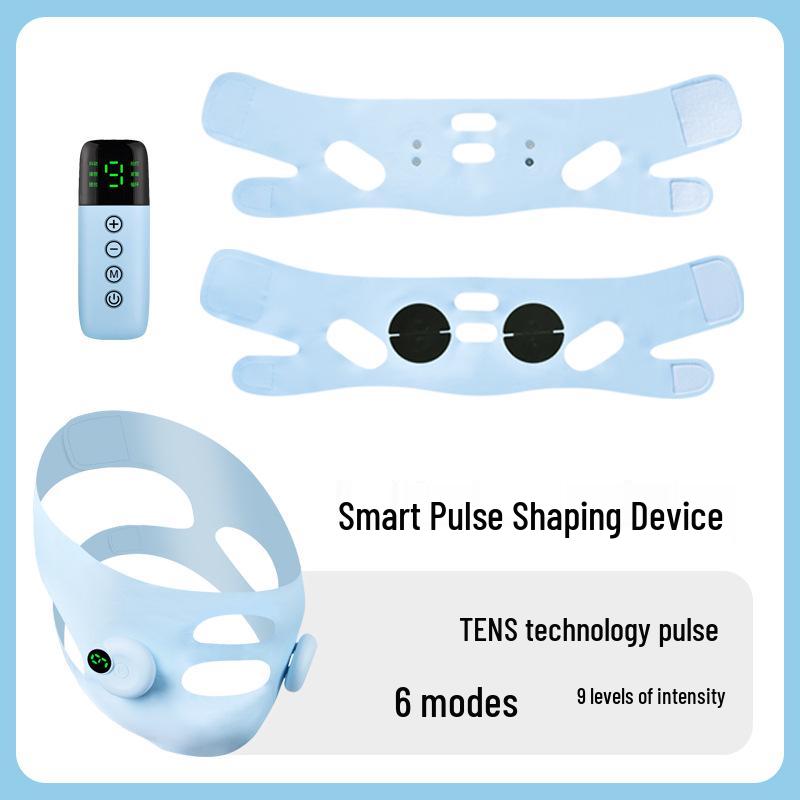 EMS Slimming V-Face Massager: Facial Lifting & Firming Device to Improve Masseter Muscles & Nasolabial Folds.