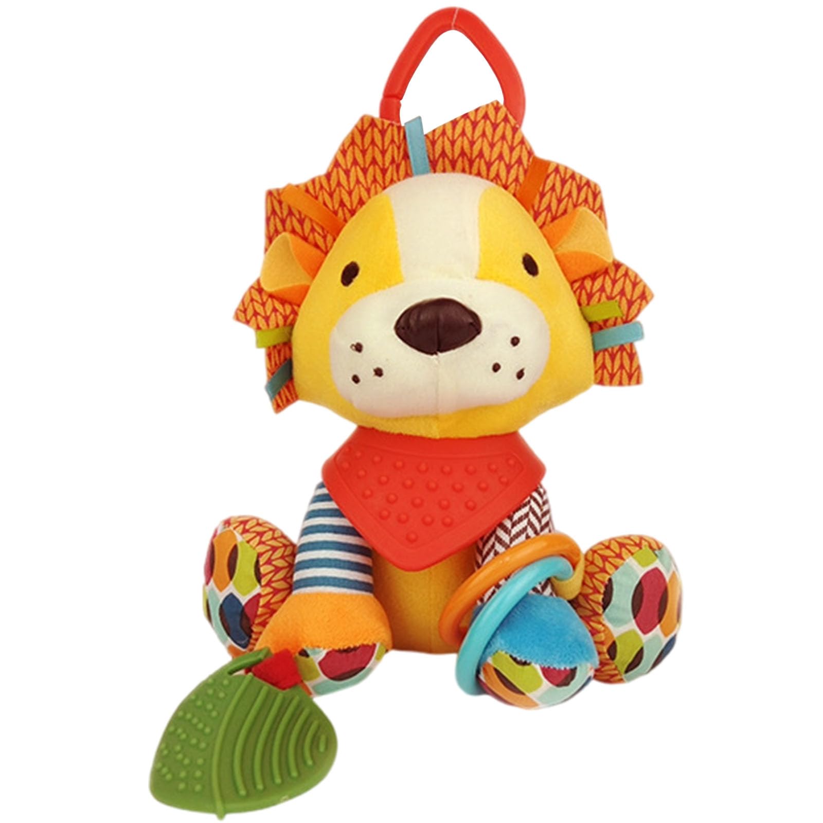 

Shinse Plush Animal Rattle Baby Toy, Cute Fabric Toy, Ages 3 Months and Up, Cotton, Popular Baby Shower Gift, Educational Toy for Newborns, Toddlers,