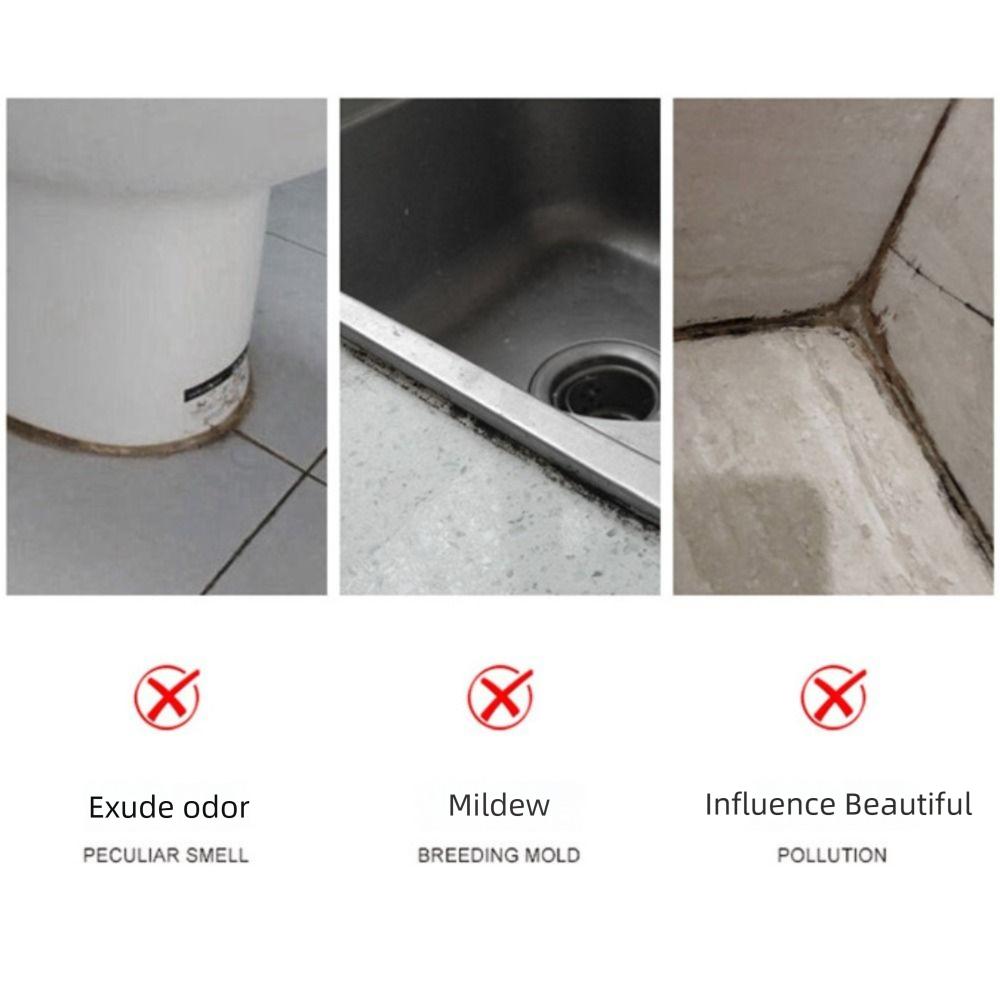 New Waterproof Tile Sealant Glue Fast Drying Mold-Resistant Tile Grout High Adhesion Gap Leak-proof Glue Bathroom