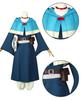[NOKIJP] Marsil Cosplay Costume with Wig, Dungeon Meshi Cosplay, Marsil Cosplay One-Piece Dress, Dungeon Meshi Cosplay Costume for Adults, School Fest