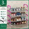 Slim Multi-Tier Shoe Rack for Entryway or Dorm