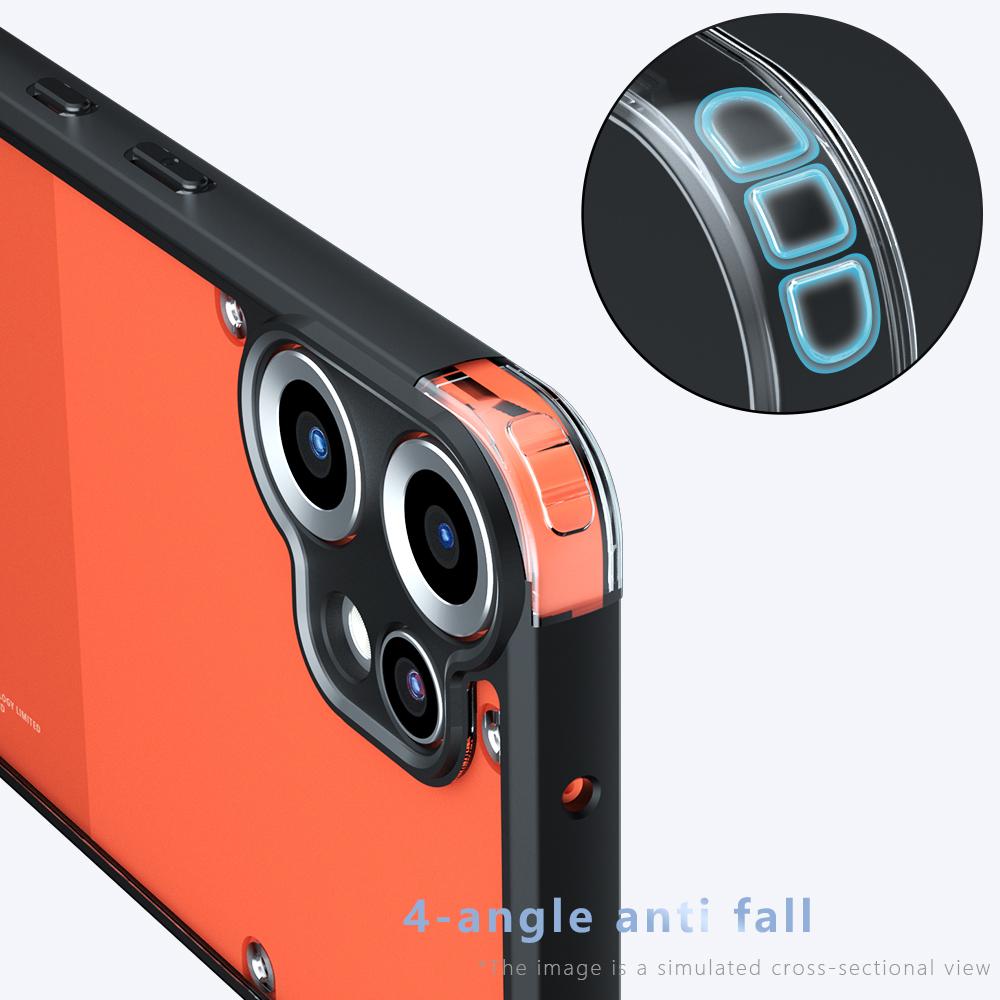 For Nothing CMF Phone 2 Pro Case For Nothing CMF Phone 2 Pro Cover Bumper Luxury Clear PC + TPU Shockproof Protector Phone Cover