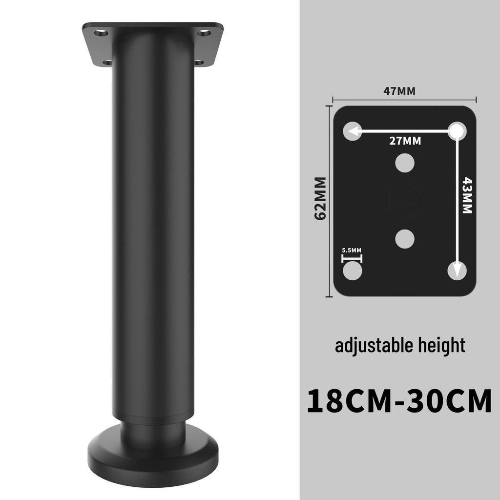Adjustable Furniture Leg Brackets: Table, Sofa, TV Cabinet, Bed Support Feet & Heightening Pads