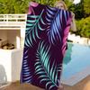 Tropical Plant Pattern Print Cartoon Beach Towel Cute Kawaii Room Decor Bath Girls Children Hand Towels For Bathroom Shower