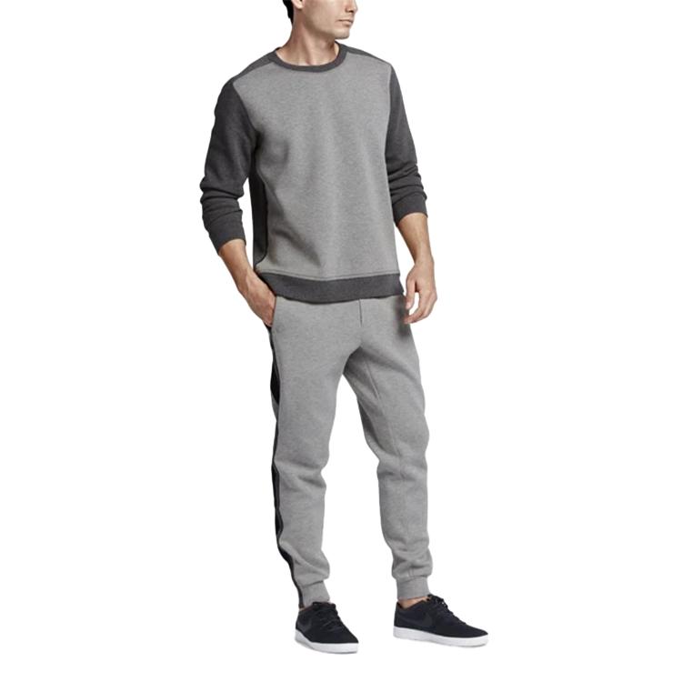 Nike Sweatshirts Men's Gray Crew Neck Moderate 826875-063
