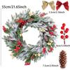 Christmas Pine Cone Wreath Door Hanger: Festive Hanging Decoration