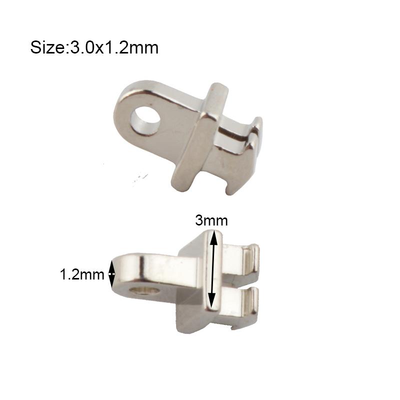 100pcs(50pairs) Eyeglasses Hinge repair Replacement High Nickle Glasses Single Double Tooth Hinge Repair Accessory