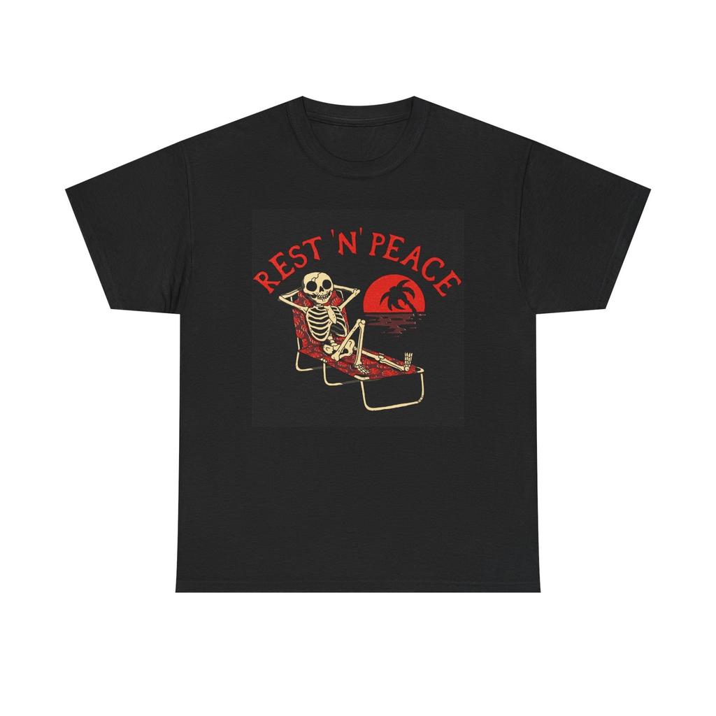 Rest In Peace Graphic T Shirt Mens Womens Tees Top Vacation Funny Unisex Heavy Cotton Tee