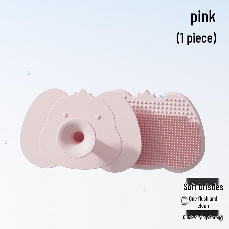 Silicone Baby Shampoo Sponge for Newborn Bath