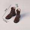 1 Pair Fashion Mini Lace Up Boots Replacement Ob22/Ob24 Doll' Leather Shoes For 1/6 Licca Dress Up Accessories