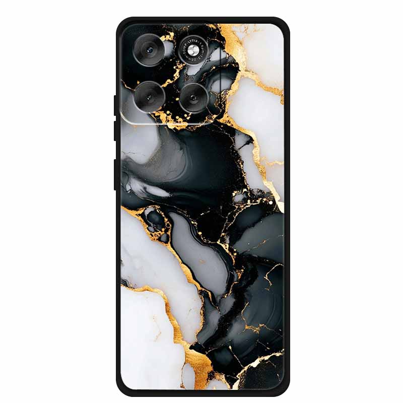 For Moto G86 G 86 Marble Case Luxury Silicone Phone Back Cover etui New Coque TPU Soft Cases for Motorola MotoG86 Funda Shield