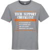 Plus Size Summer For Him T Shirt Tech Support Checklist Before You Bother Me Is It Plugged In Is It Turned On Are You Sure