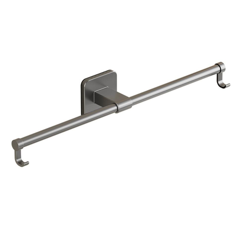 

Removable Bathroom Towel Rack Bilateral Hanging Towel Rail Towel Hanger Bathroom Accessories 40cm серый
