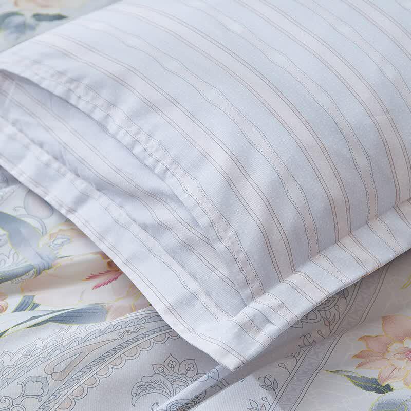 Fuanna Pastoral Cotton 4-Piece Bedding Set