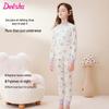 DEESHA Girls' Antibacterial Cotton Thermal Underwear Set