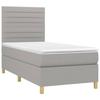 VidaXL Sommier à Lattes de Lit avec Matelas et LED, Lit Rembourré, Lit Simple, Lit Adulte de Chambre à Coucher Intérieur, 3135493