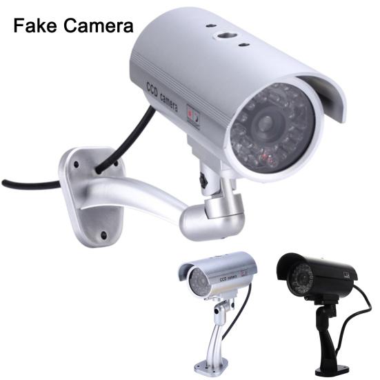 Fake Security Camera Anti-theft Angle Adjustable Universal Wireless Dummy Simulation CCTV Surveillance Camera for Home