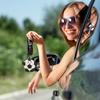 Soccer Keychain, Creative Football Pendant for Backpack, Small Gift for Soccer Fans, for Day Celebrations
