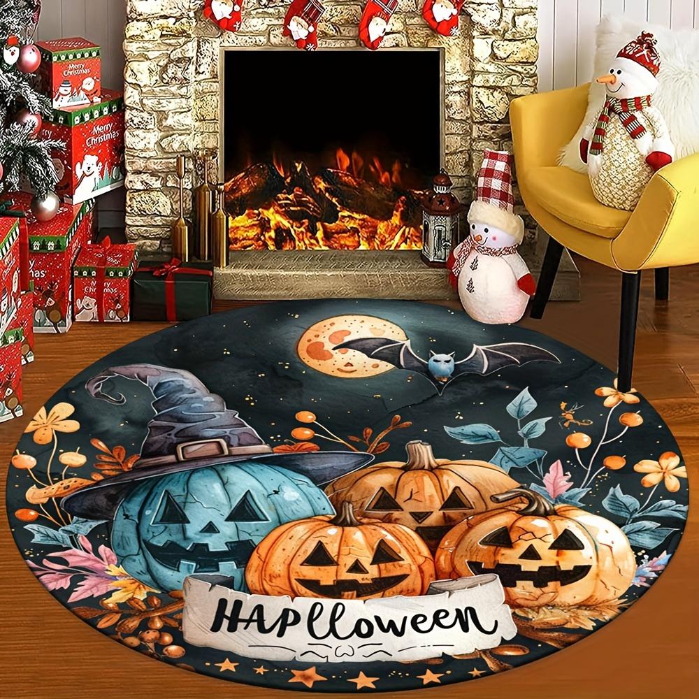 

1pc Retro 9359884148 Pattern Round Floor Mat, Non-slip for Living Room Bedroom Chair Carpets Home Decor Gifts, Home Decor Room Decor Outdoor 80cm by 80cm