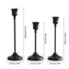 Retro Taper Candle Holders Iron Candlestick Holders for Home Dinning Table Centerpiece Wedding Holiday Party Chrismas