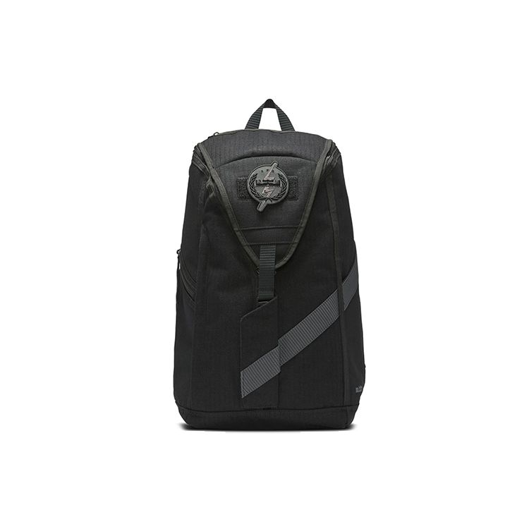 

Nike LeBron Zipper Closure Large Capacity Polyester Baseball Backpack Unisex Backpack Black CK6875-010 Black