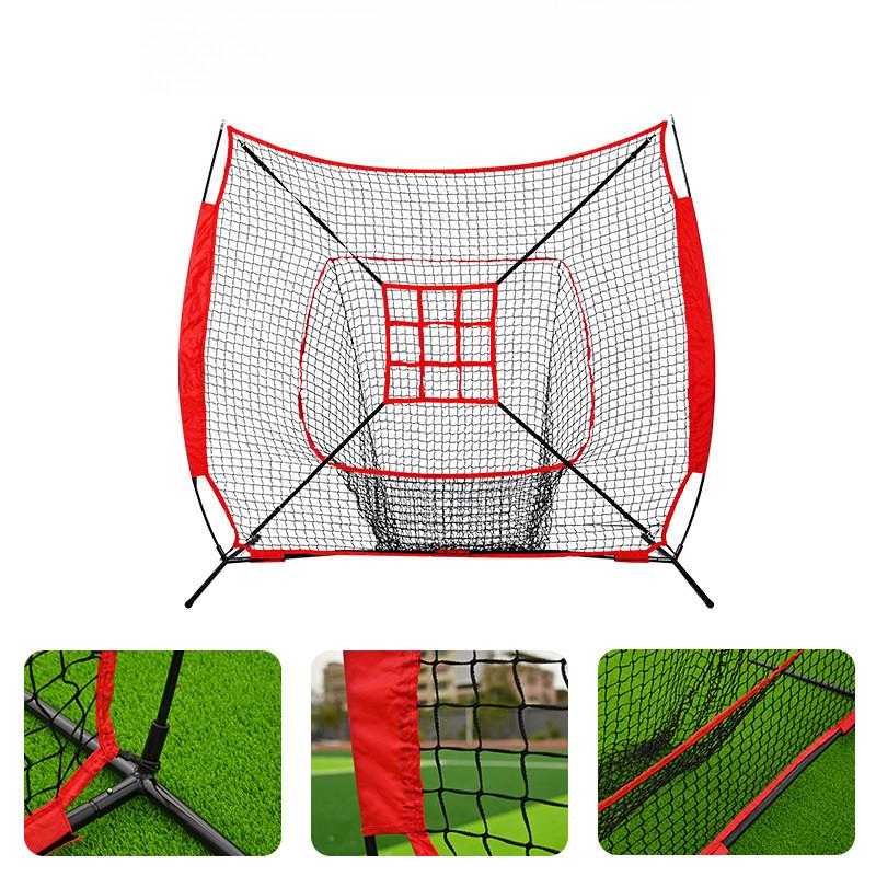 Baseball Practice Net Hitting & Pitching Softball Practice Net Portable Outdoor Baseball Training Set