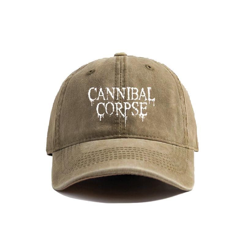 Cannibal Corpse Baseball Cap Summer Distressed Dad Hats Unisex Outdoor Adjustable Cotton Caps MZ-433