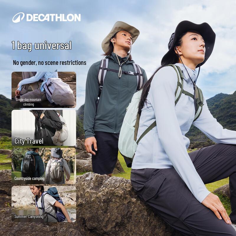 Sac à dos de randonnée léger d'extérieur Decathlon