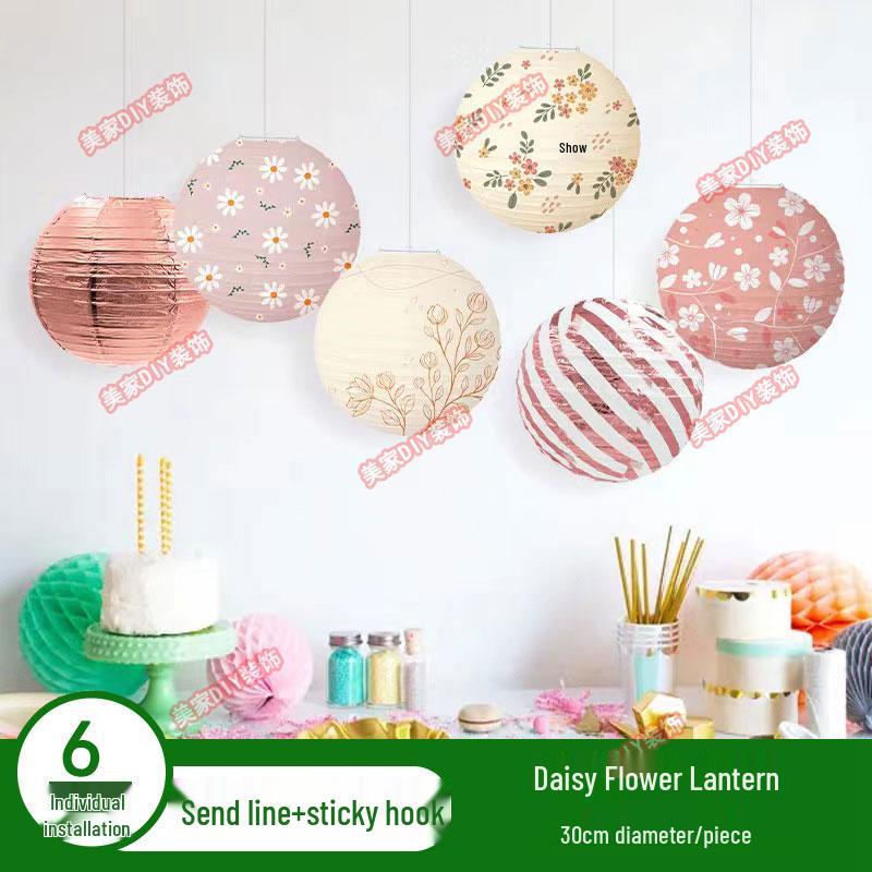 Spring Tropical Fruit Party Ceiling Decorations: Pineapple, Strawberry, Apple, and Grape Honeycomb Balls