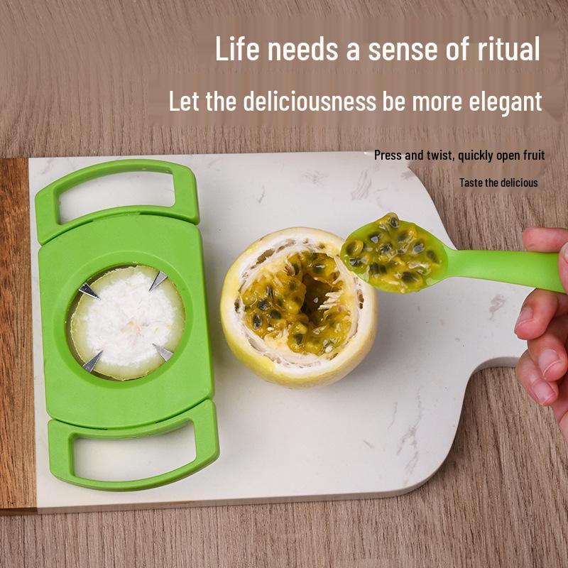 Stainless Steel Multifunctional Passion Fruit Slicer & Peeler