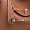 Lindi Bag Leather Top-layer Cowhide High-quality Feel Doctor Single-shoulder Slanting Hanging Handbag Medium