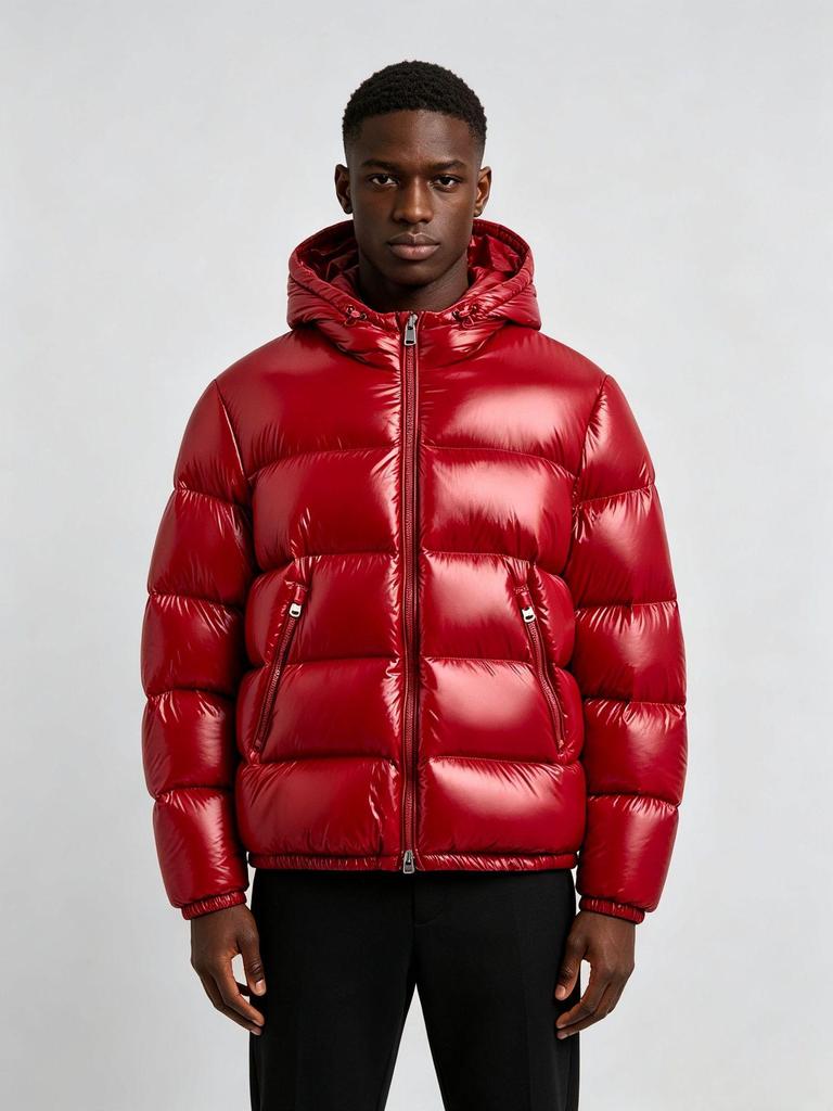 Men’s Winter Hooded Cotton Jacket: Warm Padded Coat for Casual Wear - European & American Style