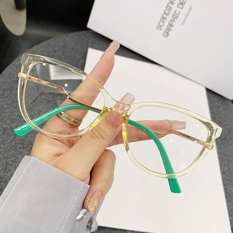 

Fashion Colourful Cat Eye Anti Blue Light Glasses Women Men Leopard Blue Light Blocking Eyewear Computer Optical Spectacles жёлтый