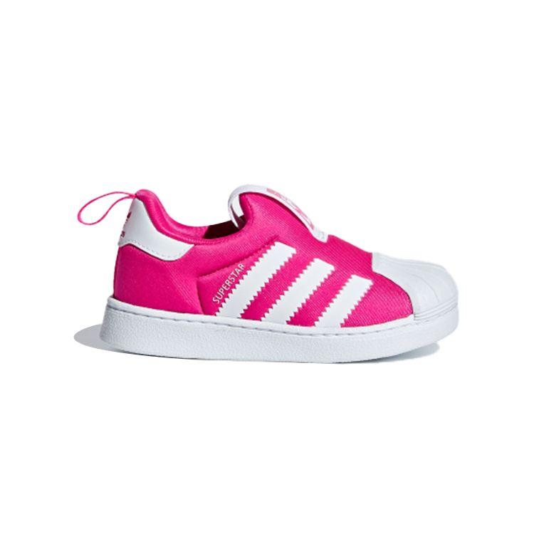Adidas Originals Superstar 360 Low Top Walking Shoes Baby shoes White Pink B75622