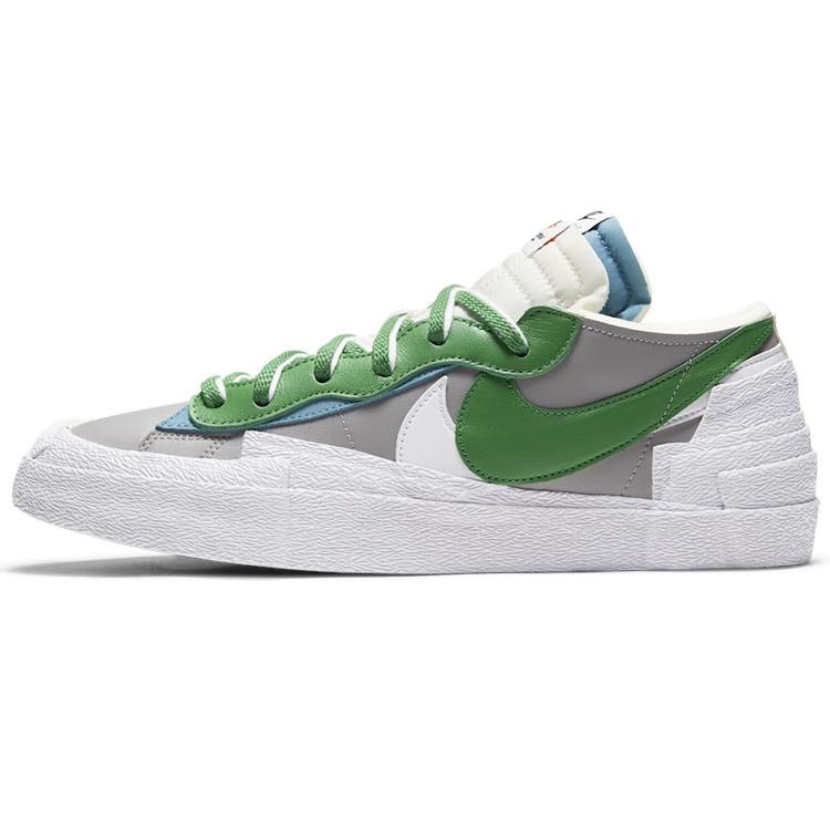 

Sacai x Nike Blazer Классический зеленый Деконструированные Нескользящие Легкие Низкие Унисекс Повседневные Кроссовки DD1877-001 46
