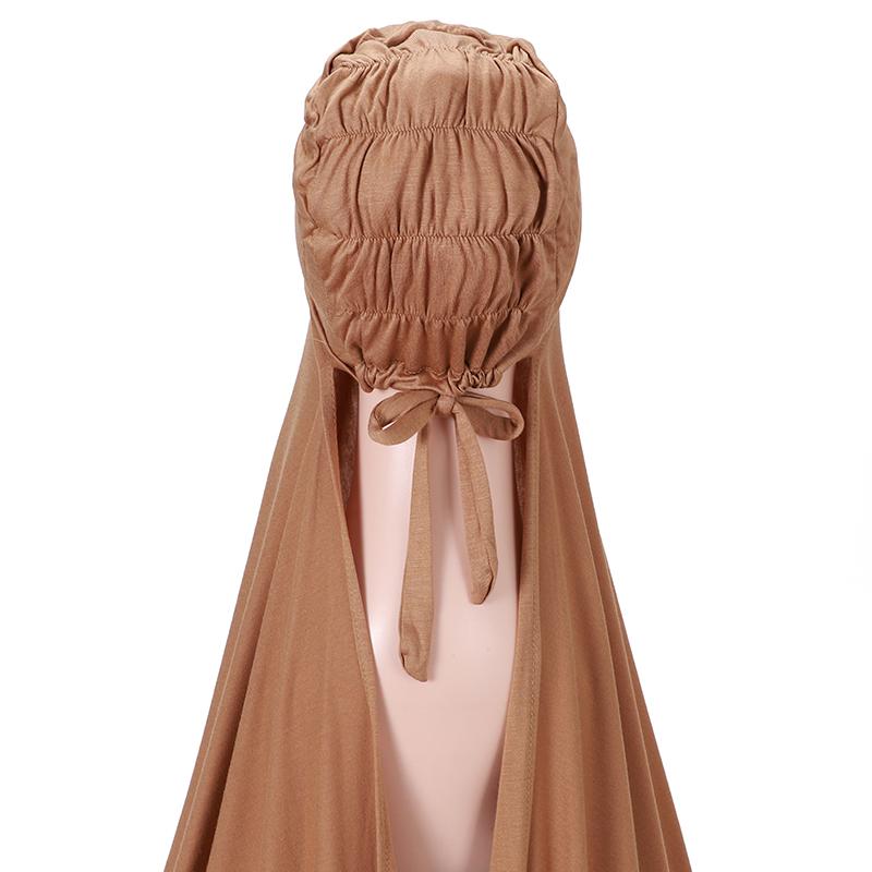 High Quality Instant Jersey Hijab For Muslim Women With Inner Cap Bonnet Hijab For Muslim Women Headcover Shawls