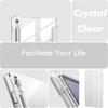 Unisex Clear Crystal Tablet Case for Xiaomi Pad 6 6Pro 5 5Pro 11 Inch with Pen Slot Transparent Back Support Auto Sleep/wake Cover