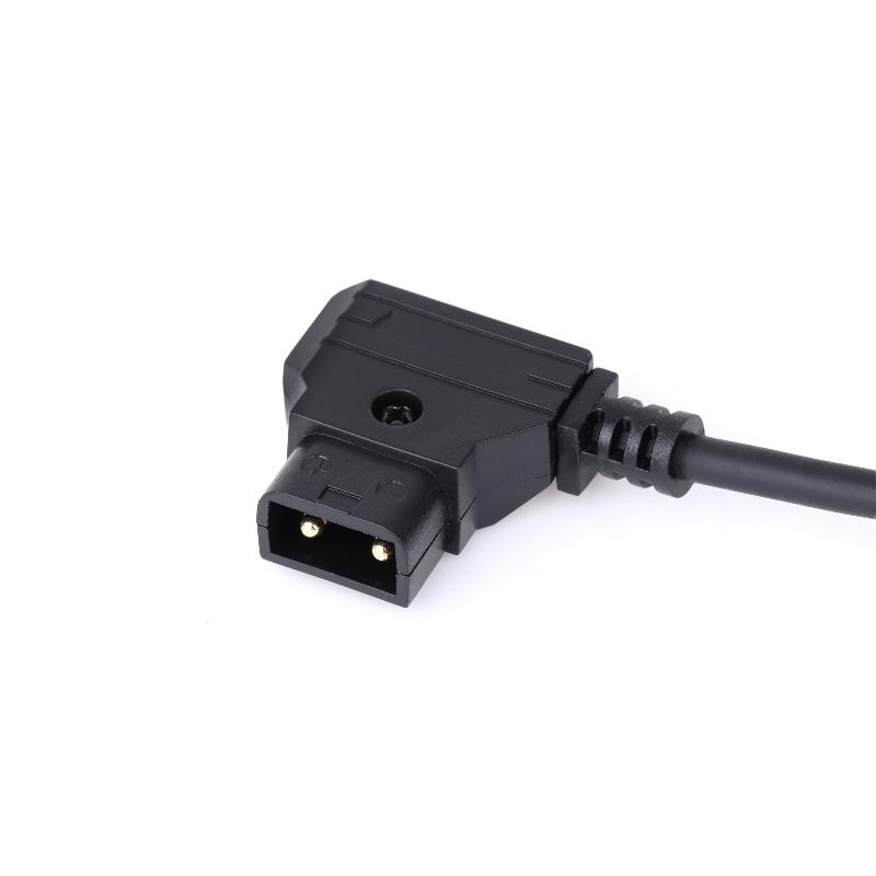 Power Tap D-Tap Male To Right Angle Dc 5.5X2.5Mm Power Cable For Rig Power V-Mount Anton, Camera Monitor Cord