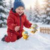 Yellow Duck Clockwork Duck Toy Clockwork Design Jumping Duck Toy Skiing duck toy  Bathroom Toy