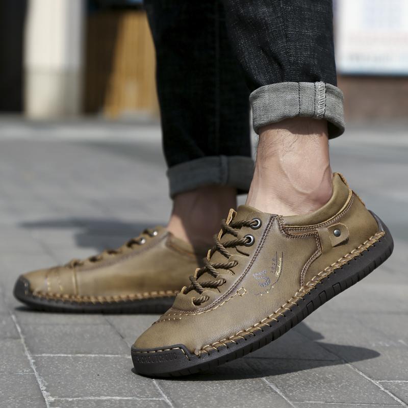 Zapatos de hombre de moda antideslizantes estilo británico casual plus  patrón de tamaño resistente al desgaste comprar a buen precio — entrega  gratuita, reseñas reales con fotos — Joom