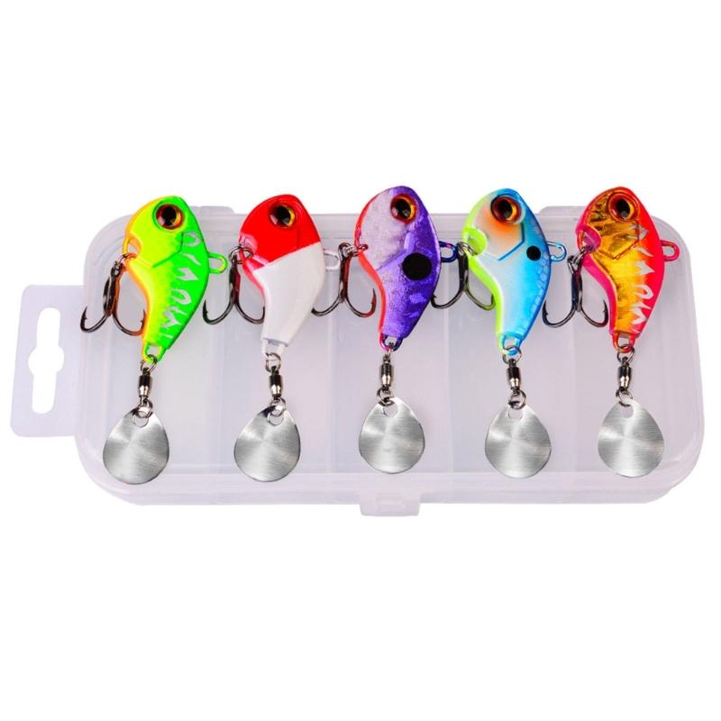VIB Baits Sinking Lures for Saltwater Fishing Metal Fishing Spoon Walleye Jigging Baits Fishing Tackle