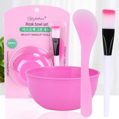 3 pz/set maschera per il viso da donna ciotola di miscelazione Set maschera per la cura della pelle del viso per ragazze kit di strumenti di miscelazione forniture di bellezza