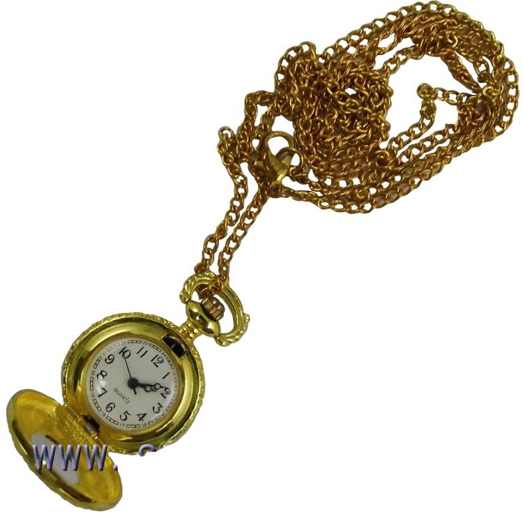 Novelty Old Vintage Pendant Watch Necklace